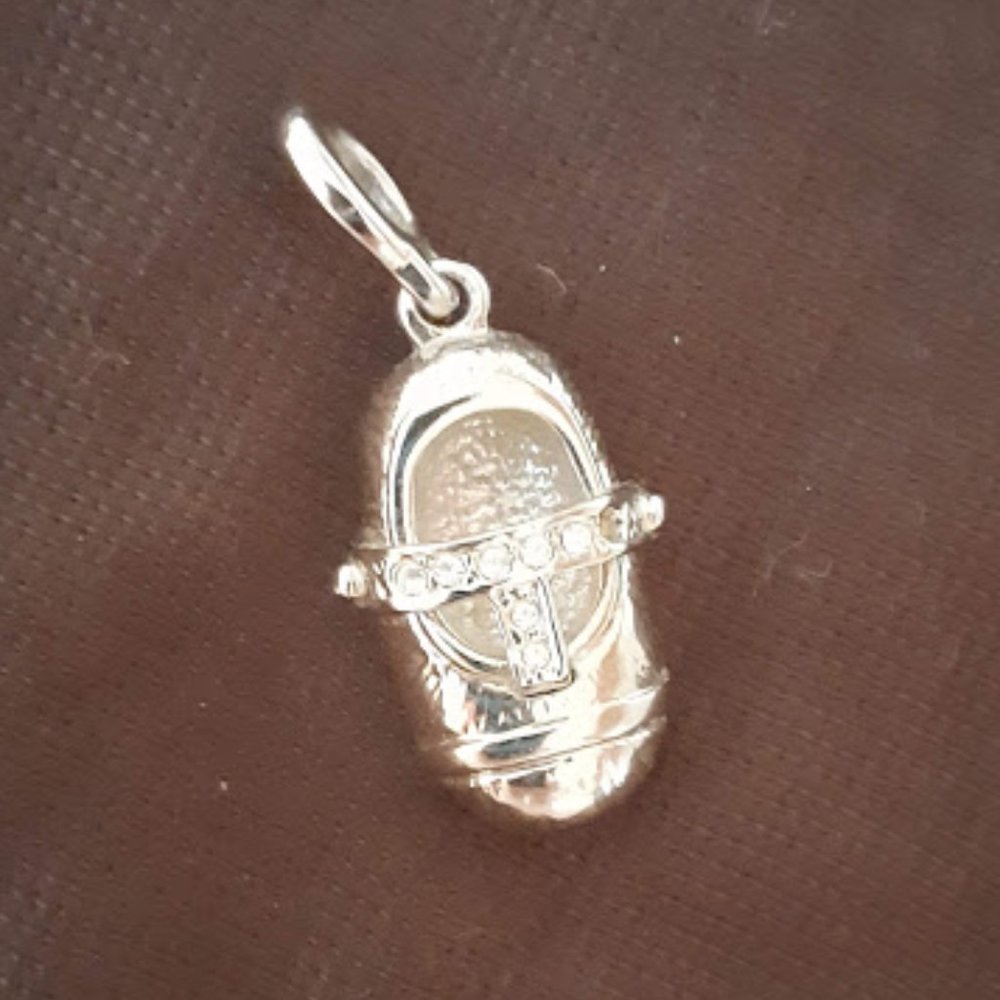 Vintage baby shoe pendant